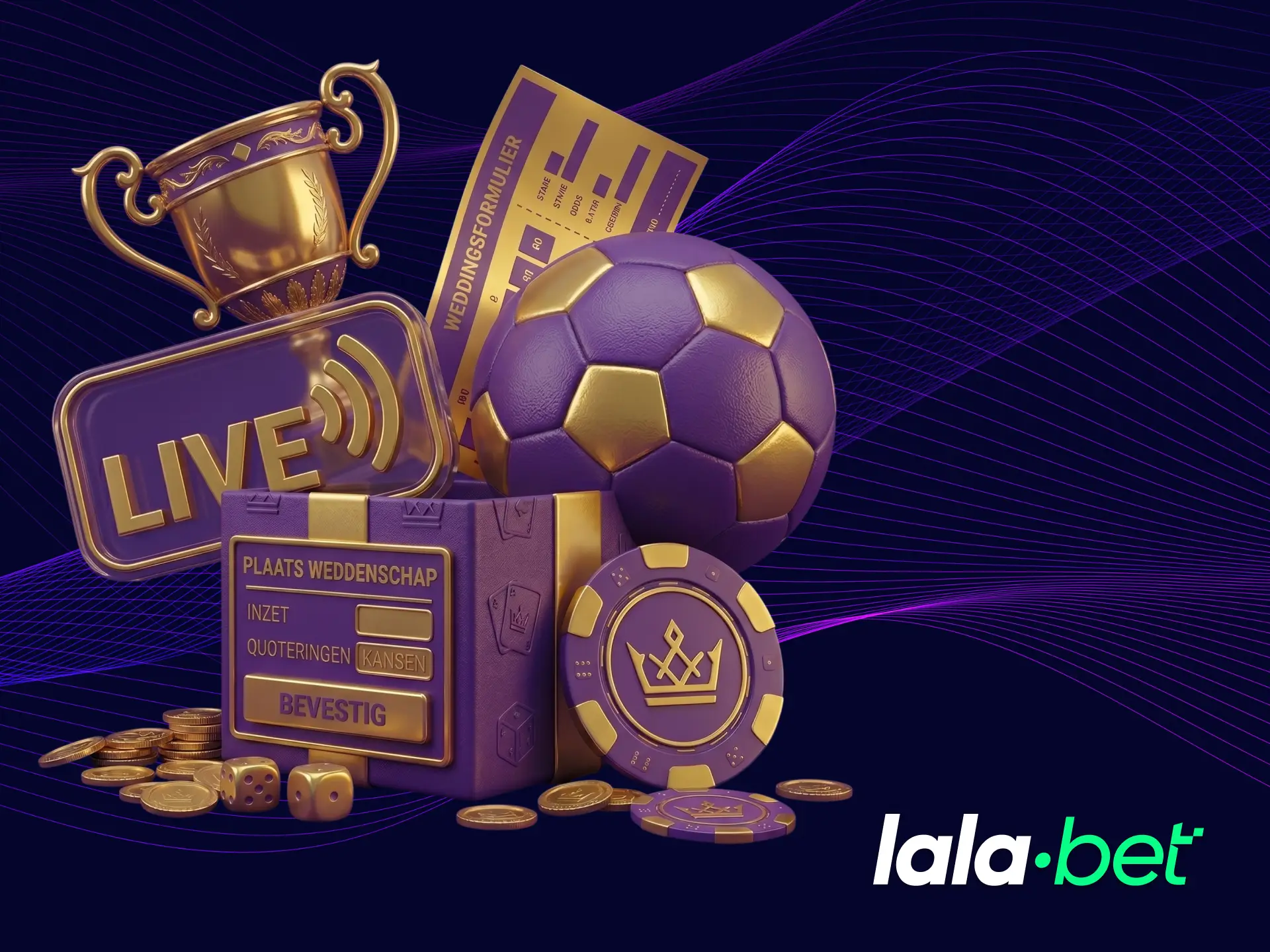 LalaBet biedt sportweddenschappen in realtime aan voor snelle resultaten.