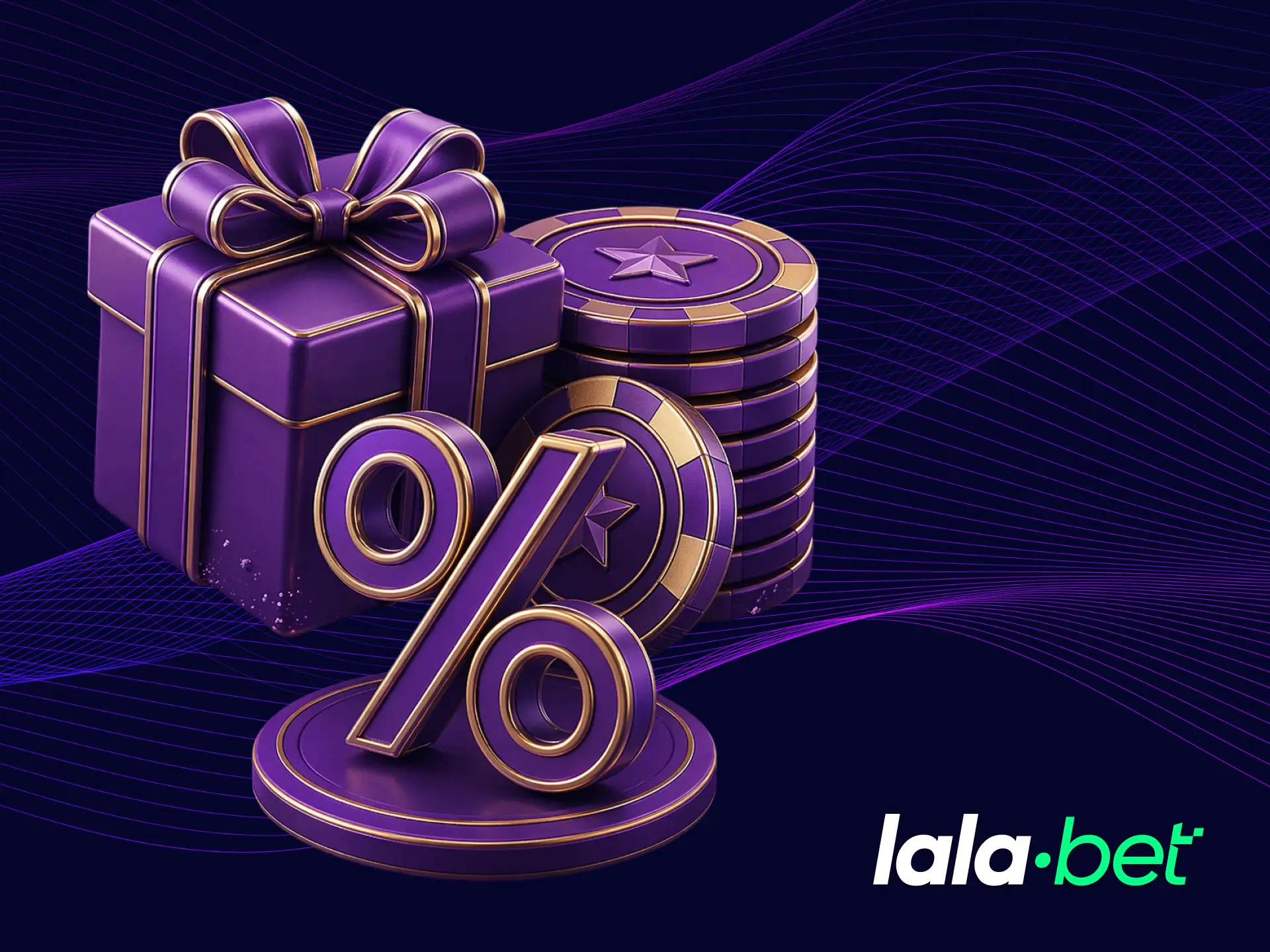 LalaBet biedt je een royale welkomstbonus voor het aanmaken van een account.